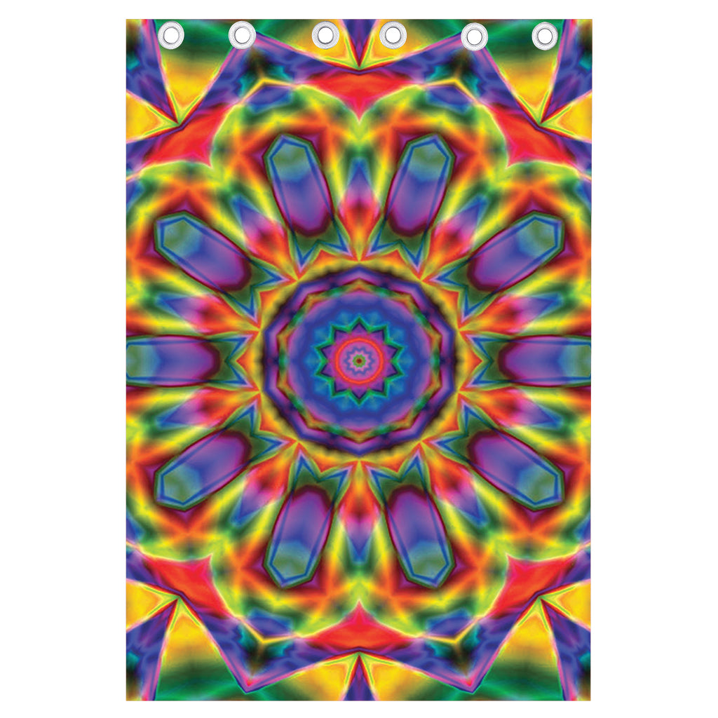 Boho Kaleidoscope Print Curtain