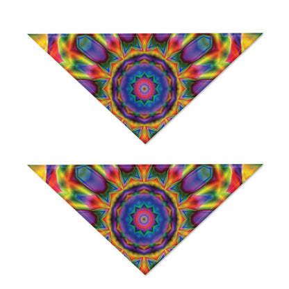 Boho Kaleidoscope Print Dog Bandana