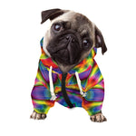 Boho Kaleidoscope Print Dog Zip Up Hoodie