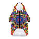 Boho Kaleidoscope Print Dog Zip Up Hoodie