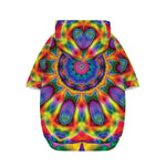 Boho Kaleidoscope Print Dog Zip Up Hoodie
