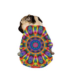 Boho Kaleidoscope Print Dog Zip Up Jacket
