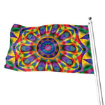Boho Kaleidoscope Print Flag