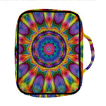 Boho Kaleidoscope Print Front Pocket Bible Bag