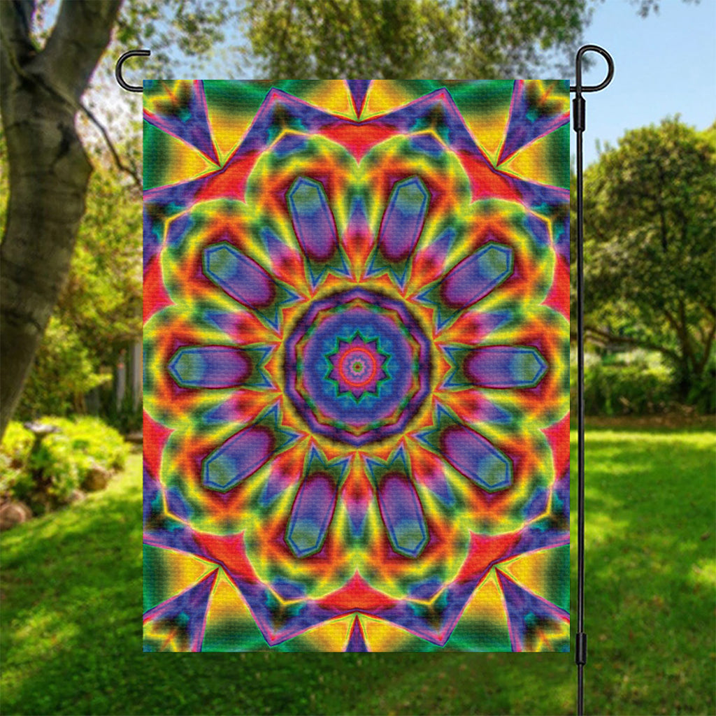 Boho Kaleidoscope Print Garden Flag