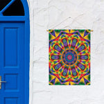 Boho Kaleidoscope Print Garden Flag
