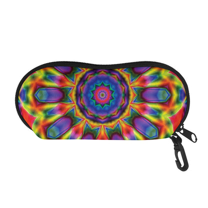 Boho Kaleidoscope Print Glasses Case