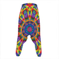 Boho Kaleidoscope Print Hammer Pants
