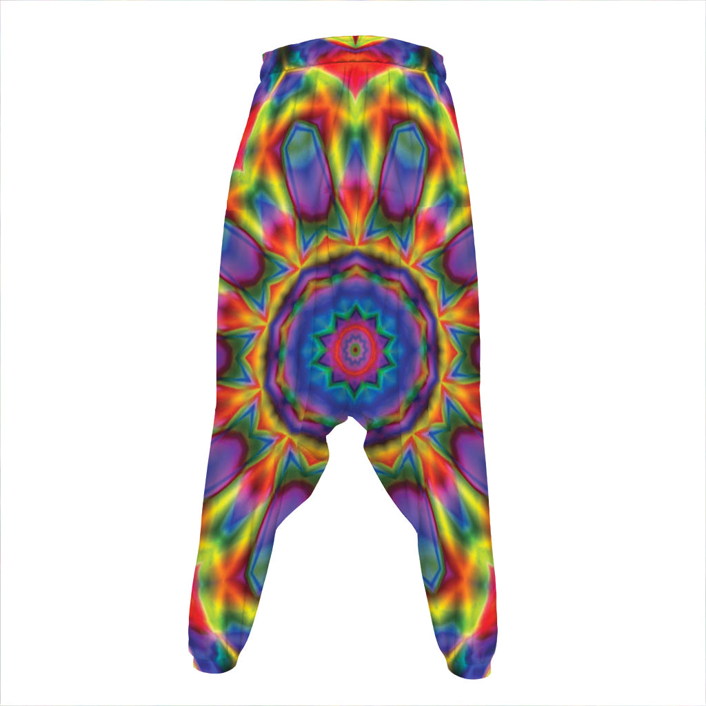 Boho Kaleidoscope Print Hammer Pants
