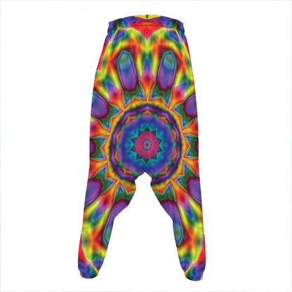 Boho Kaleidoscope Print Hammer Pants