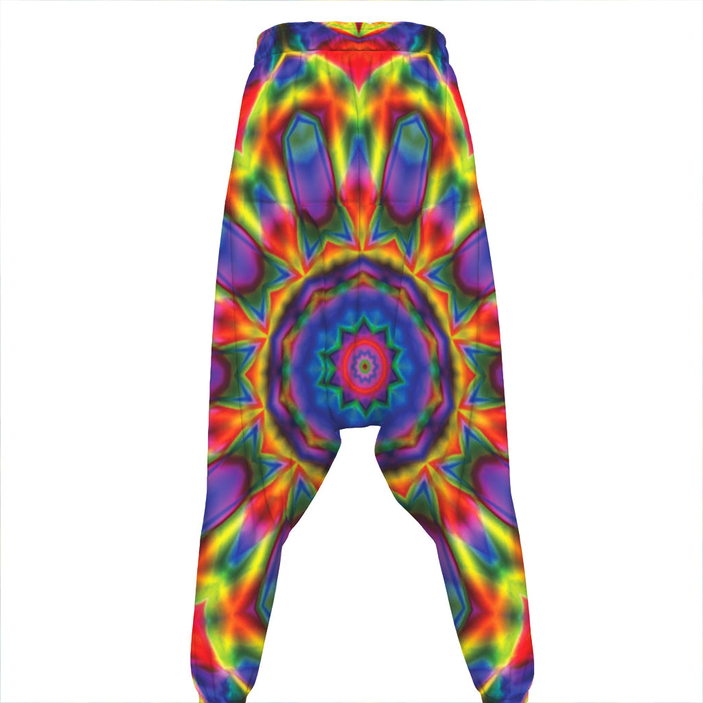 Boho Kaleidoscope Print Hammer Pants