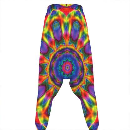 Boho Kaleidoscope Print Hammer Pants