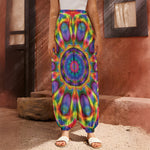Boho Kaleidoscope Print Harem Pants