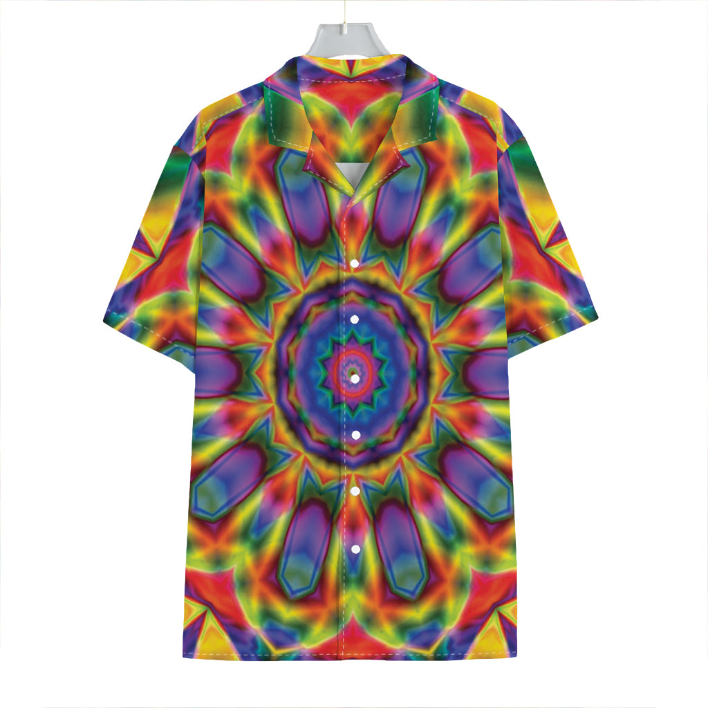Boho Kaleidoscope Print Hawaiian Shirt