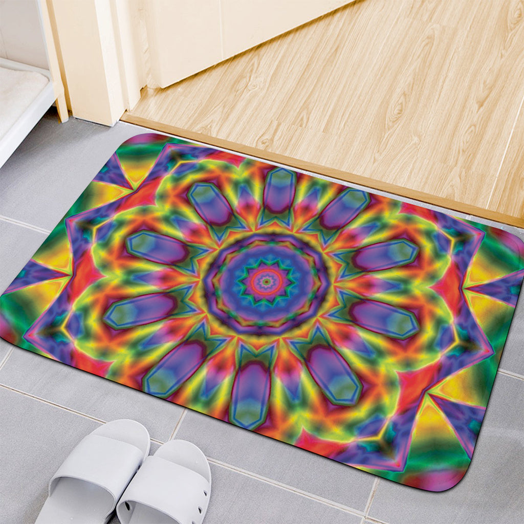 Boho Kaleidoscope Print Indoor Door Mat