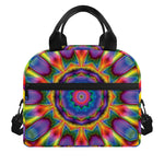 Boho Kaleidoscope Print Insulated Lunch Bag