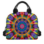 Boho Kaleidoscope Print Insulated Lunch Bag