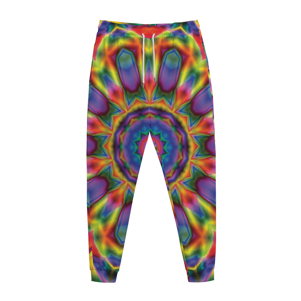 Boho Kaleidoscope Print Jogger Pants