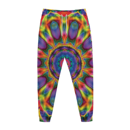 Boho Kaleidoscope Print Jogger Pants