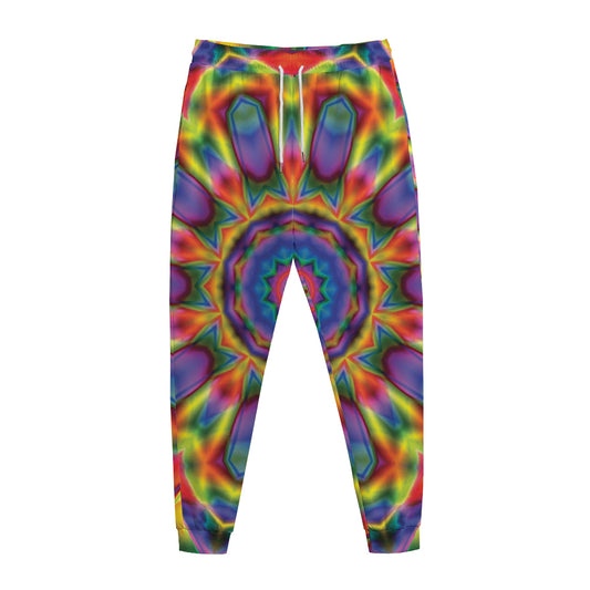 Boho Kaleidoscope Print Jogger Pants