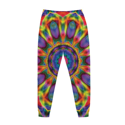 Boho Kaleidoscope Print Jogger Pants
