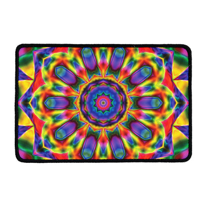 Boho Kaleidoscope Print Kitchen Mat