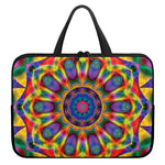 Boho Kaleidoscope Print Laptop Sleeve With Handle