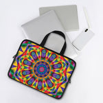 Boho Kaleidoscope Print Laptop Sleeve With Handle