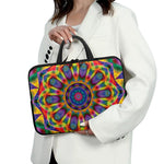 Boho Kaleidoscope Print Laptop Sleeve With Handle
