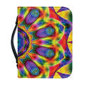 Boho Kaleidoscope Print Leather Bible Cover