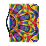 Boho Kaleidoscope Print Leather Bible Cover