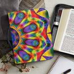 Boho Kaleidoscope Print Leather Bible Cover