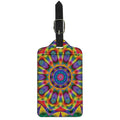 Boho Kaleidoscope Print Luggage Tag