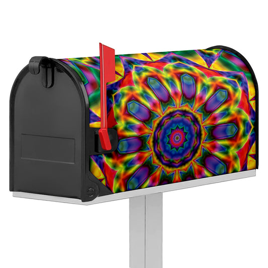 Boho Kaleidoscope Print Mailbox Cover