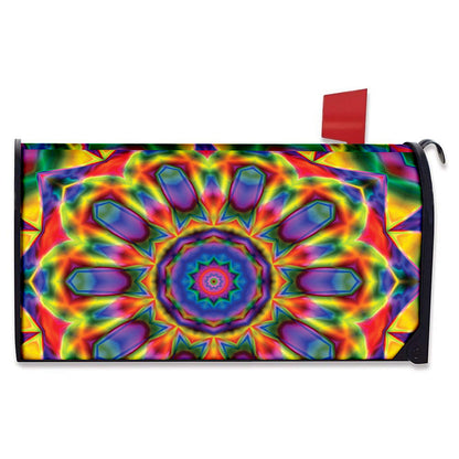 Boho Kaleidoscope Print Mailbox Cover