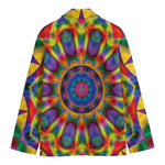 Boho Kaleidoscope Print Men's Blazer