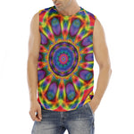 Boho Kaleidoscope Print Men's Fitness Tank Top