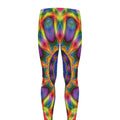 Boho Kaleidoscope Print Men's Leggings