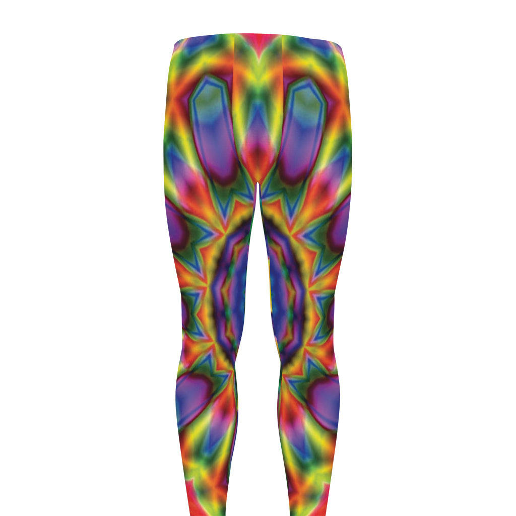 Boho Kaleidoscope Print Men's leggings