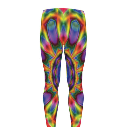 Boho Kaleidoscope Print Men's leggings