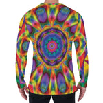 Boho Kaleidoscope Print Men's Long Sleeve T-Shirt