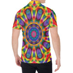 Boho Kaleidoscope Print Men's Shirt