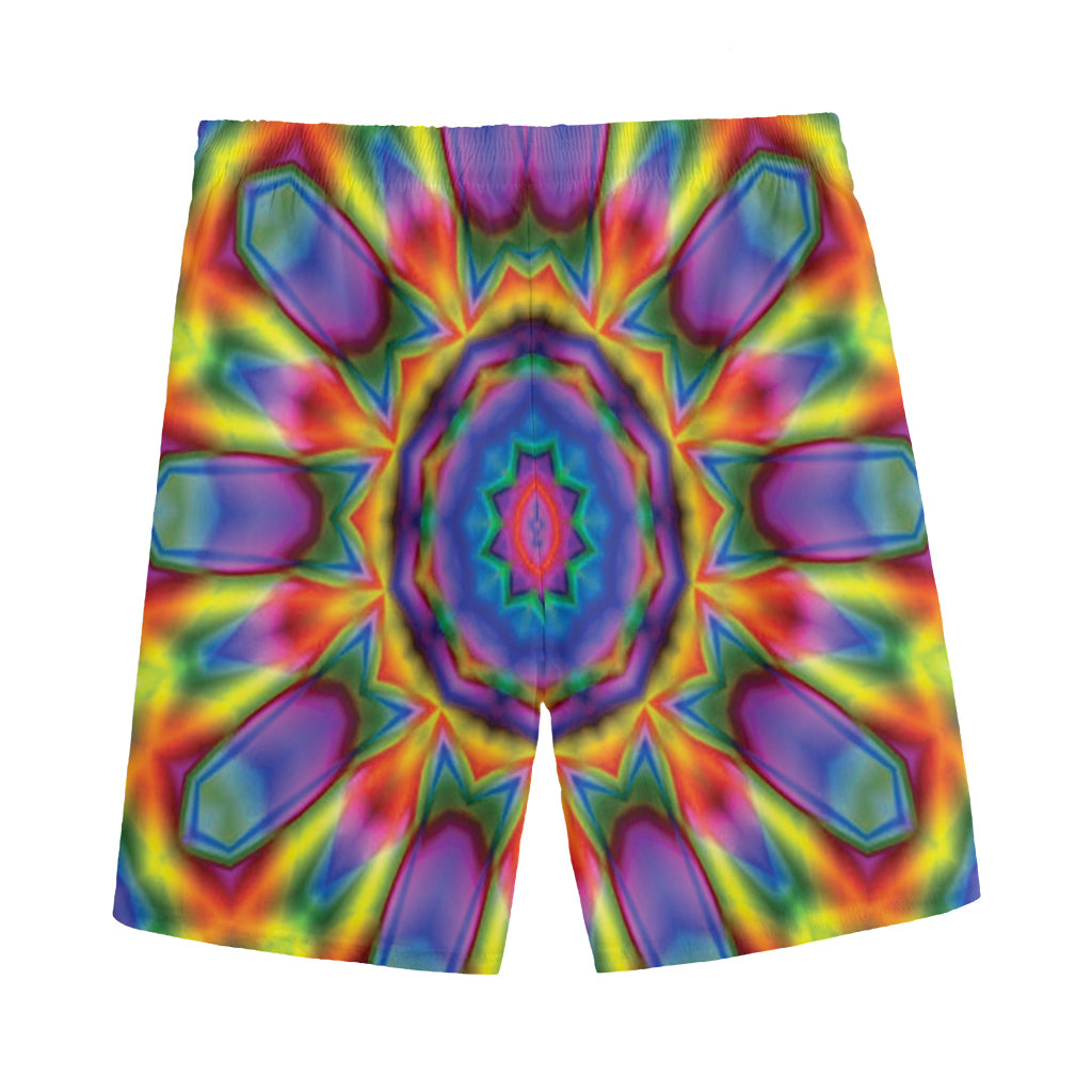 Boho Kaleidoscope Print Men's Sports Shorts