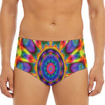 Boho Kaleidoscope Print Men's Triangle Swim Briefs