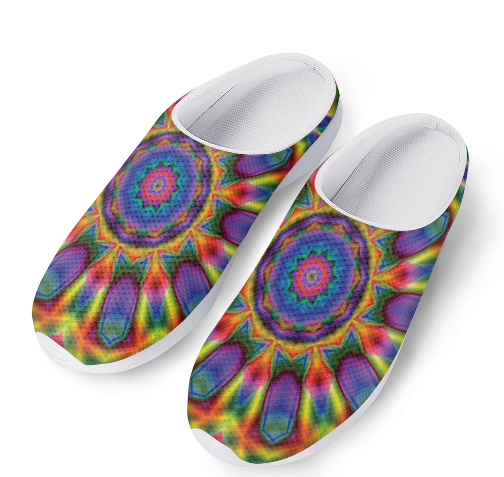 Boho Kaleidoscope Print Mesh Casual Shoes