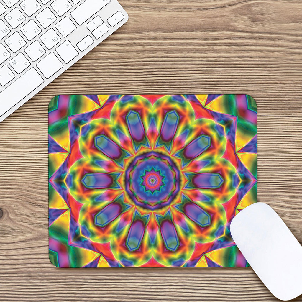 Boho Kaleidoscope Print Mouse Pad
