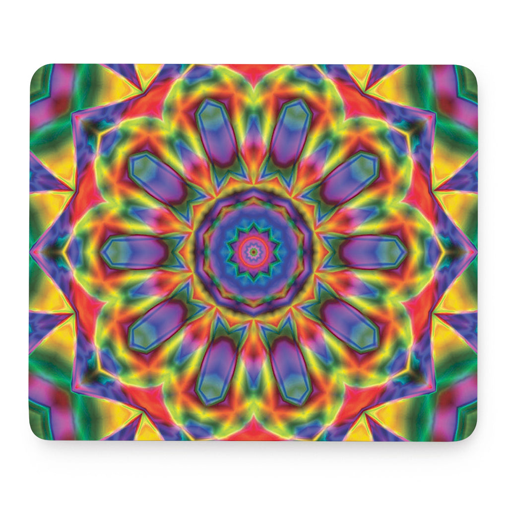 Boho Kaleidoscope Print Mouse Pad