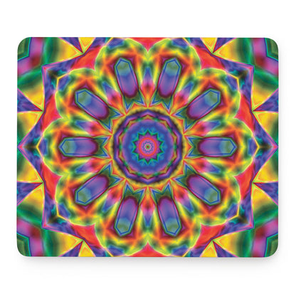 Boho Kaleidoscope Print Mouse Pad