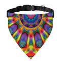 Boho Kaleidoscope Print Over The Collar Dog Bandana