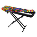 Boho Kaleidoscope Print Piano Keyboard Cover